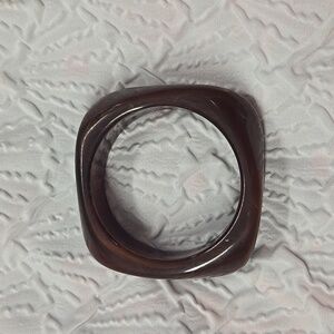 Elegant Brown Bangle Bracelet